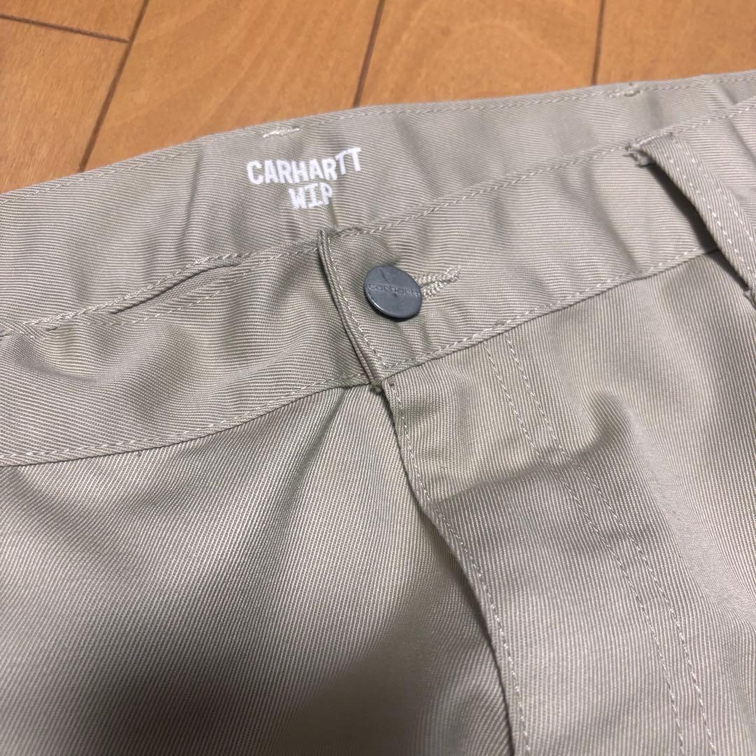 carhartt wip ベージュ simple pant ツイル