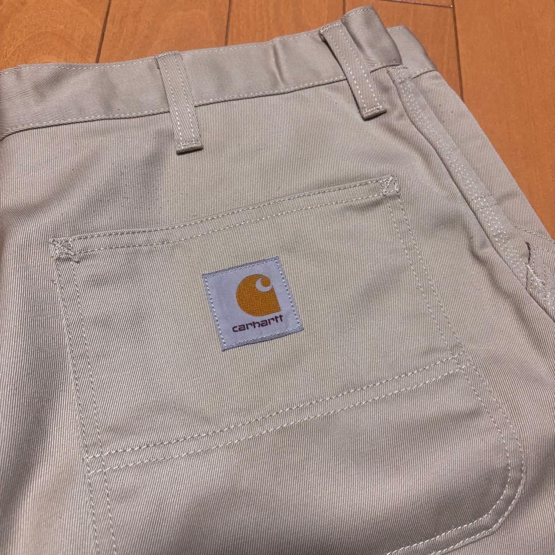 carhartt wip ベージュ simple pant ツイル