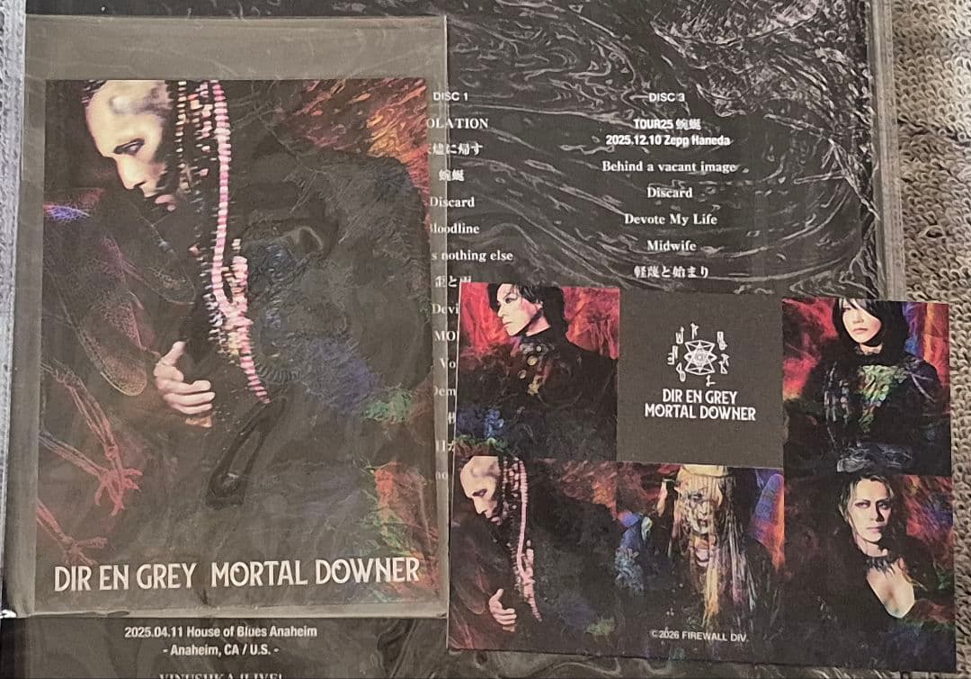 DIR EN GREY　MORTAL DOWNER 完全生産限定盤　最新アルバム