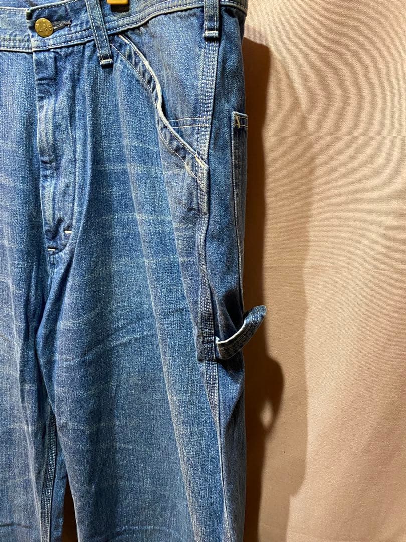 LEE リー ペインターデニムパンツ ワイド ルーズ (LM7288) Lサイズ