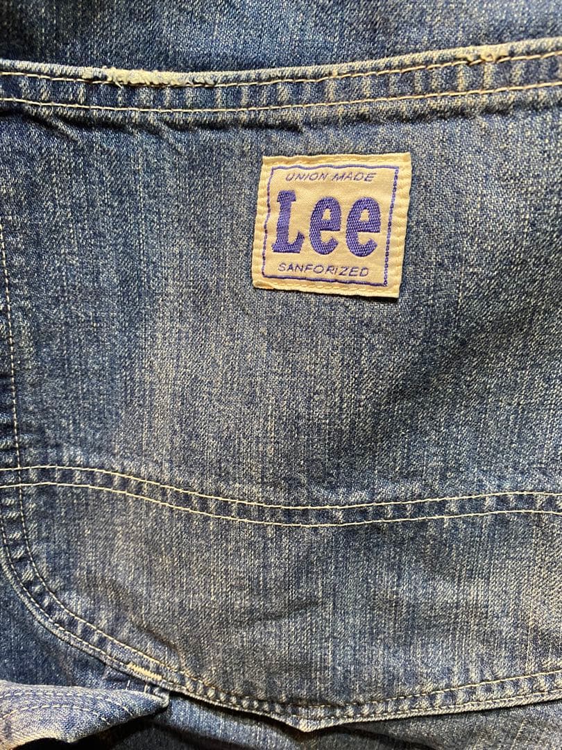 LEE リー ペインターデニムパンツ ワイド ルーズ (LM7288) Lサイズ