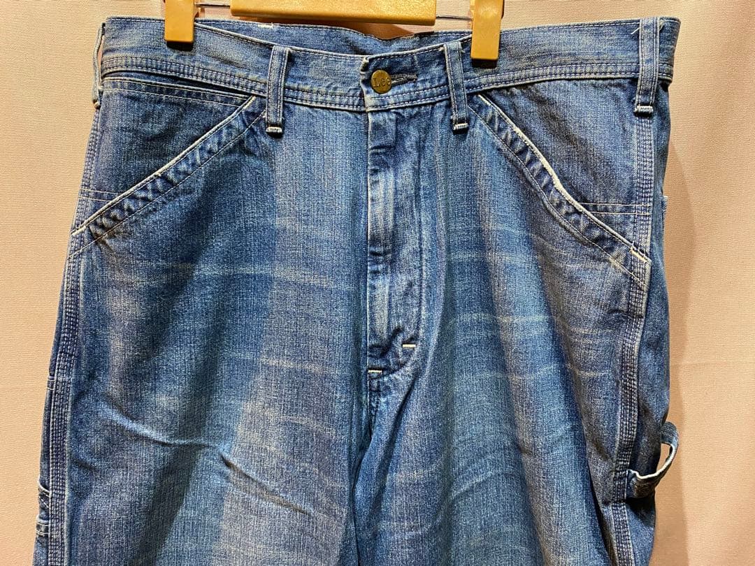 LEE リー ペインターデニムパンツ ワイド ルーズ (LM7288) Lサイズ