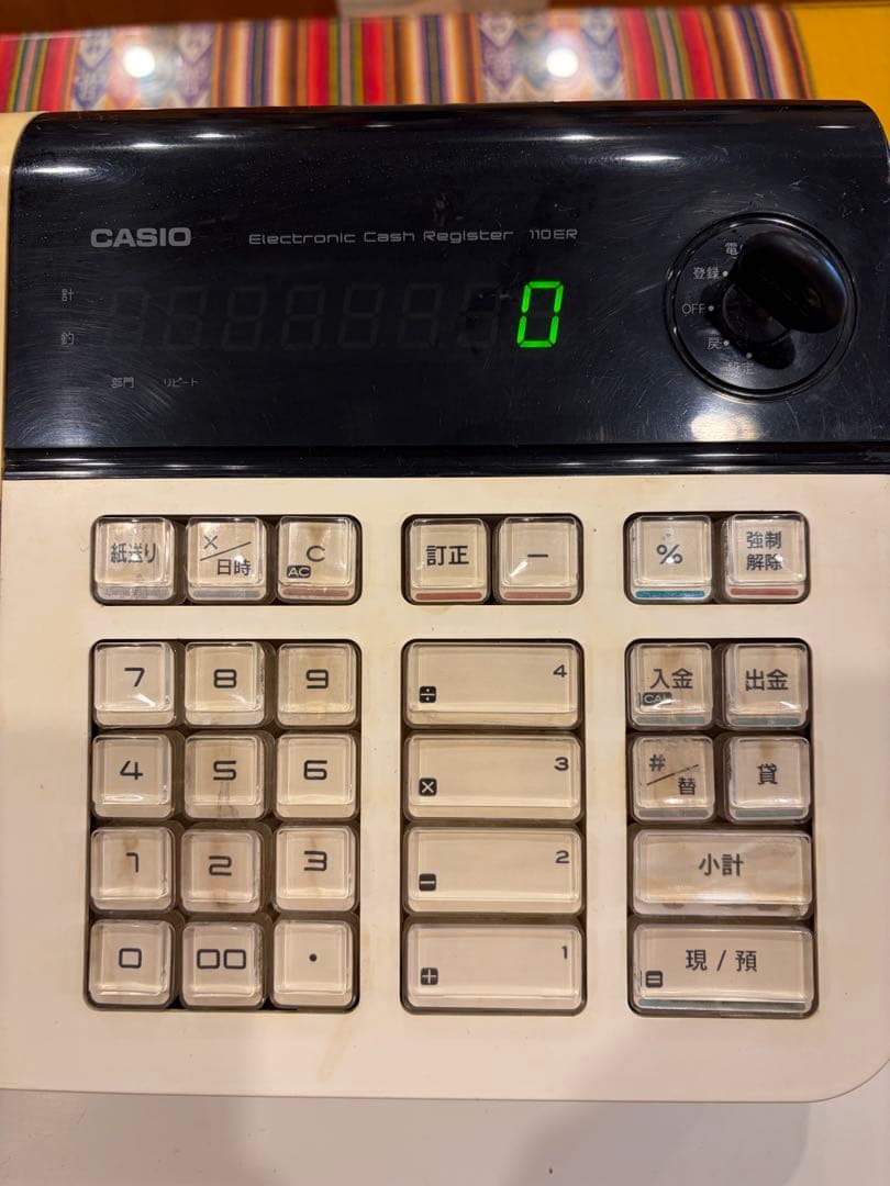 CASIO 電子レジスター 110ER 動作確認済み