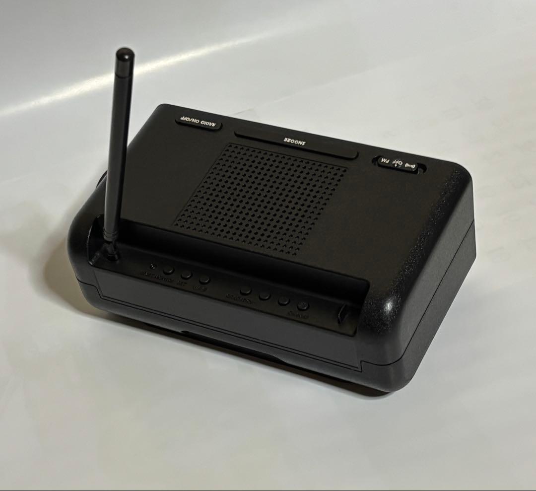 セイコー デジタル電波時計 フリップ式 ワイドFM対応 DL213K 黒