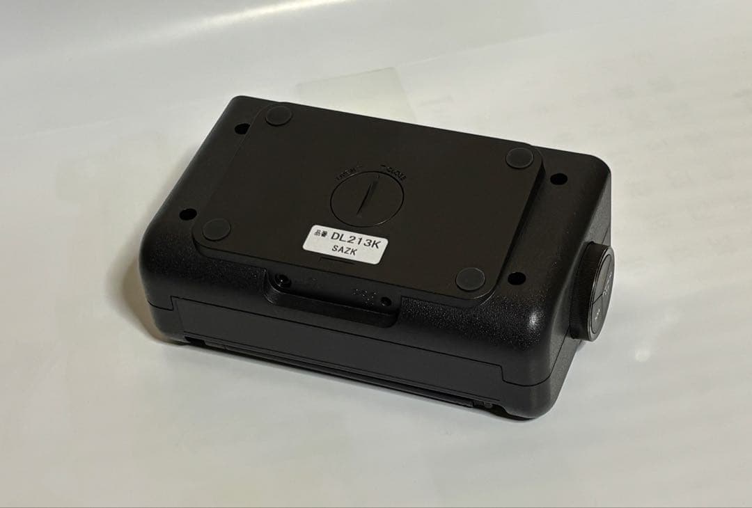 セイコー デジタル電波時計 フリップ式 ワイドFM対応 DL213K 黒