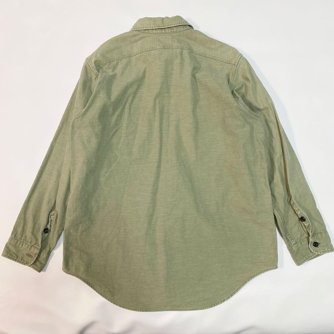 MADISON BLUE work shirt B刺繍　カーキ　01