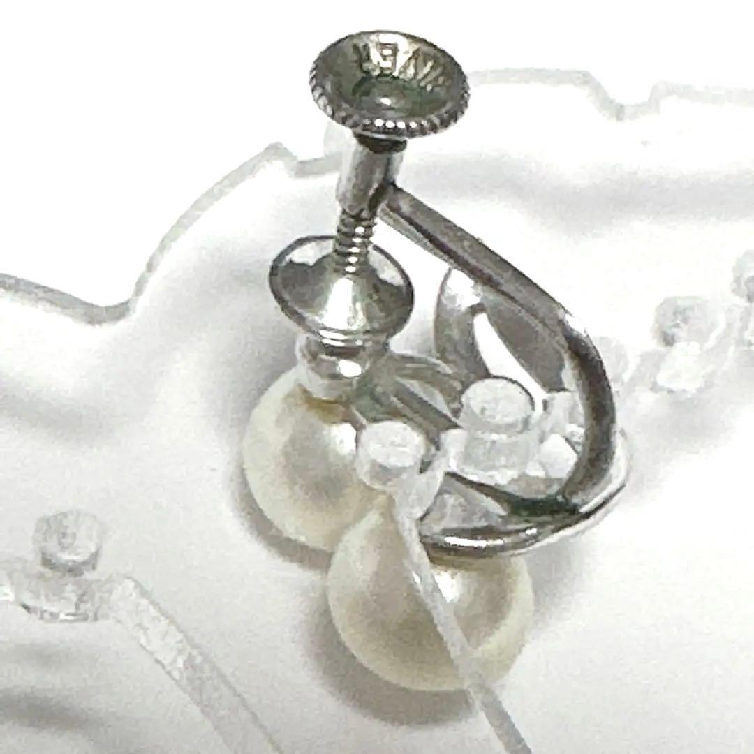 MIKIMOTO　ミキモト イヤリング　SV シルバー　パール2個　片耳のみ