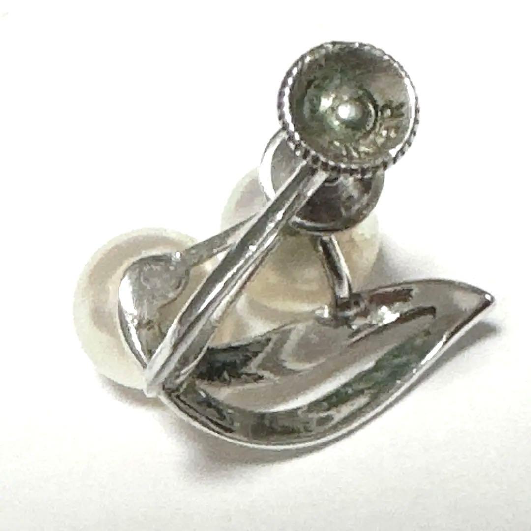 MIKIMOTO　ミキモト イヤリング　SV シルバー　パール2個　片耳のみ