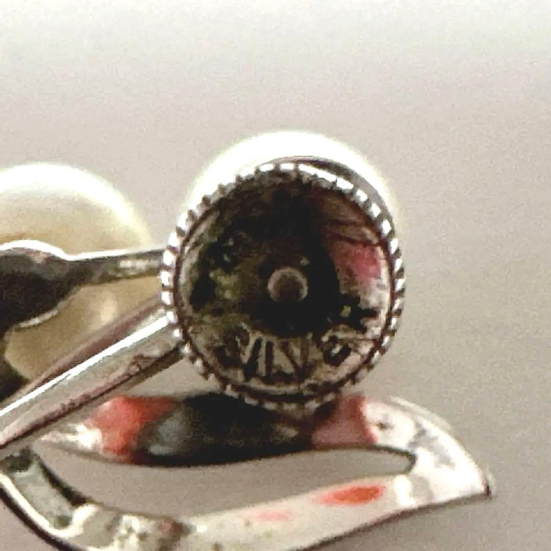 MIKIMOTO　ミキモト イヤリング　SV シルバー　パール2個　片耳のみ