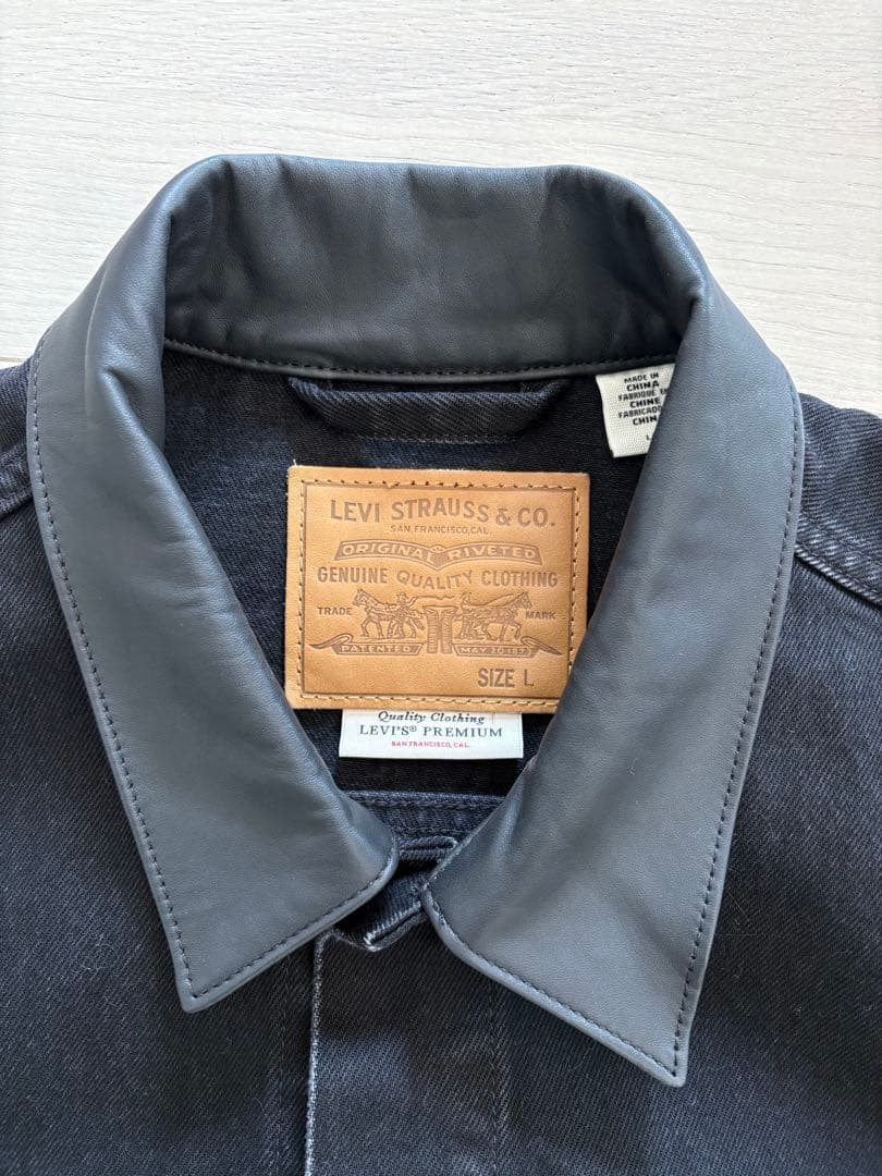 Levi's × ÉDIFICE ブラックデニムジャケット