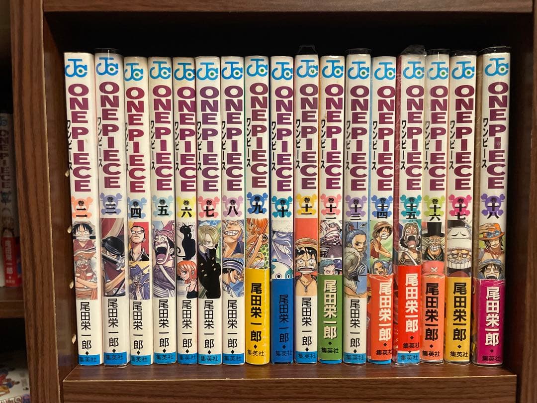 ONE PIECE 2〜108巻　全冊初版　帯付き 尾田栄一郎　チラシ無し