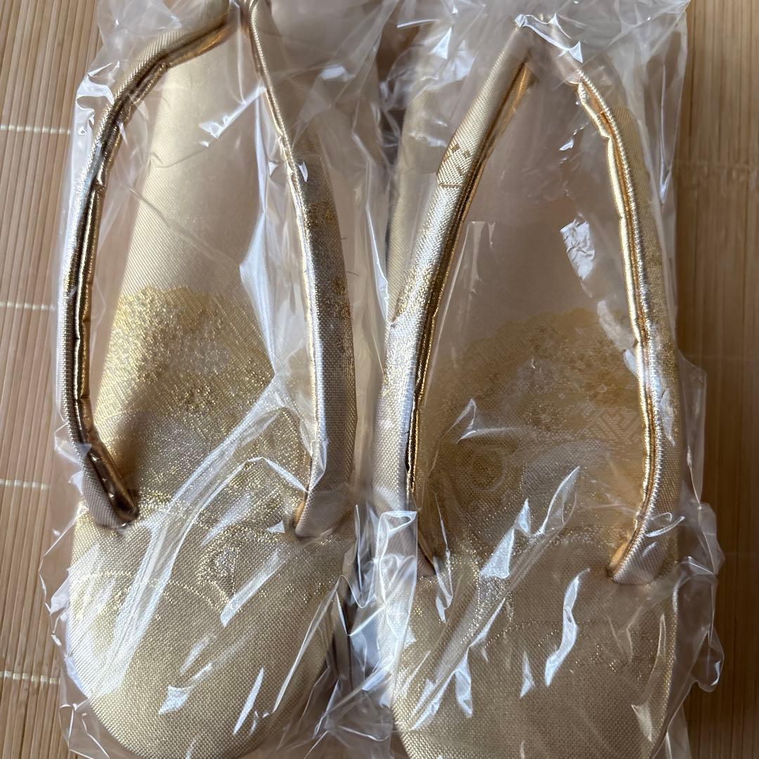 最終値下げ未使用バッグ草履セット
