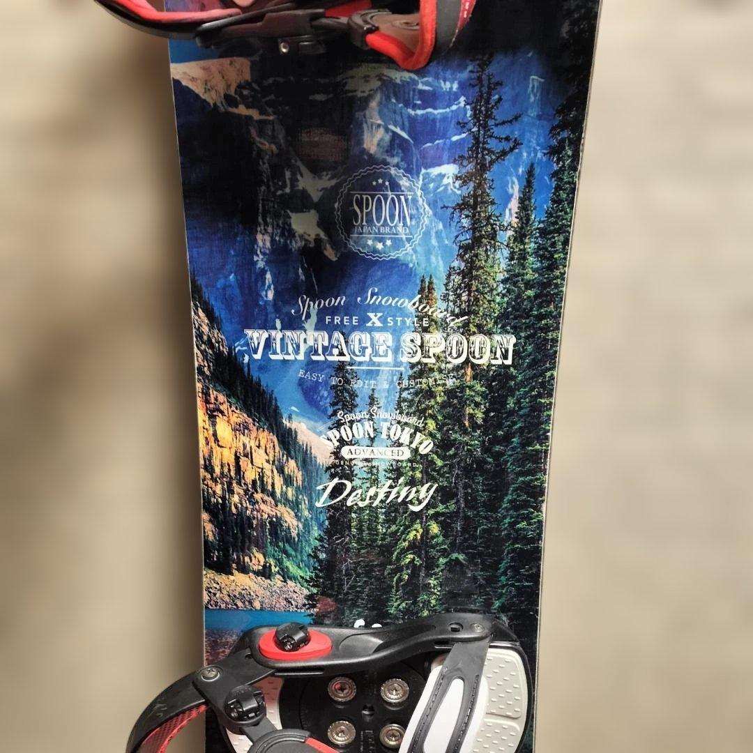 【シーズン最終特価】SPOON×FORUM スノーボードセット 151cm
