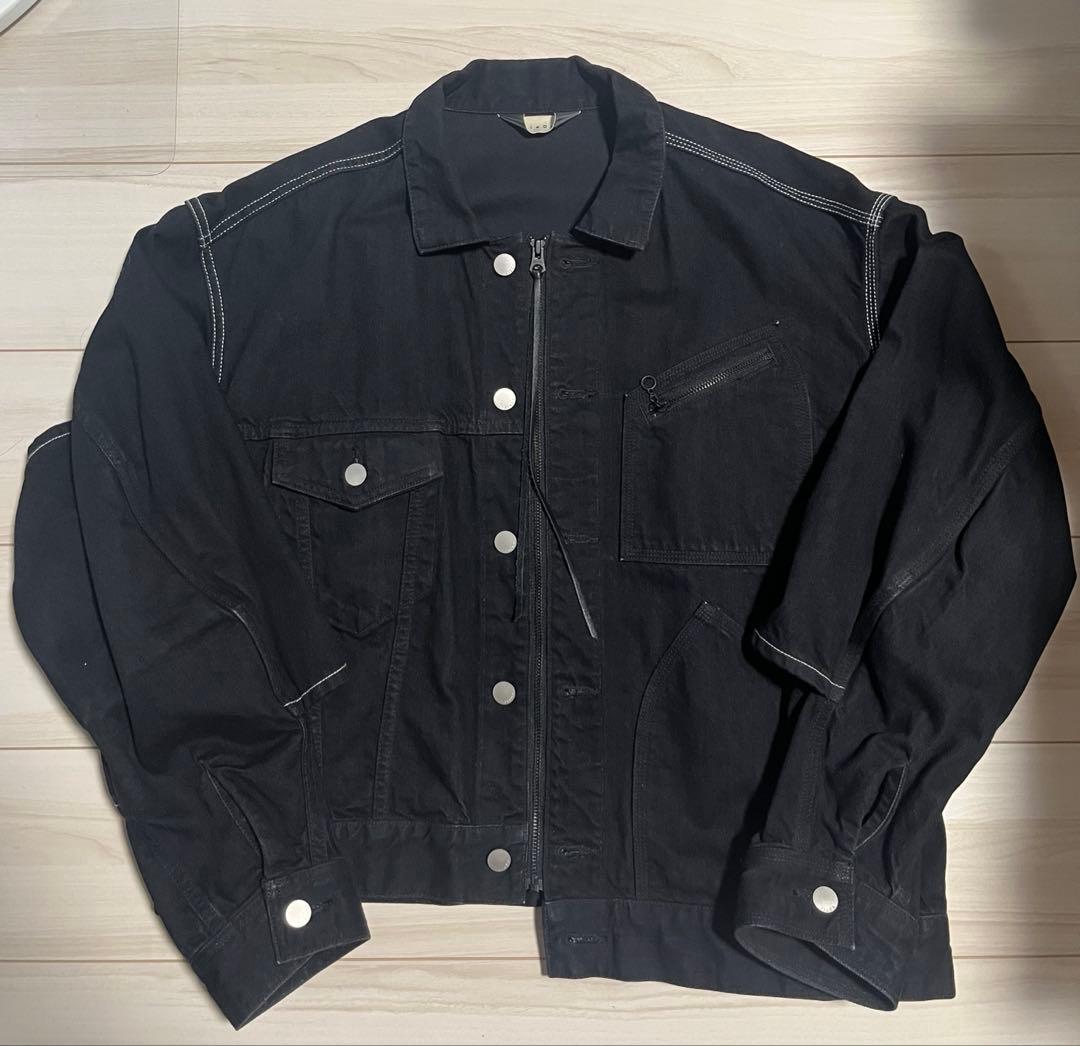 ジャケット・アウター JieDa SWITCHING JEAN JACKET black