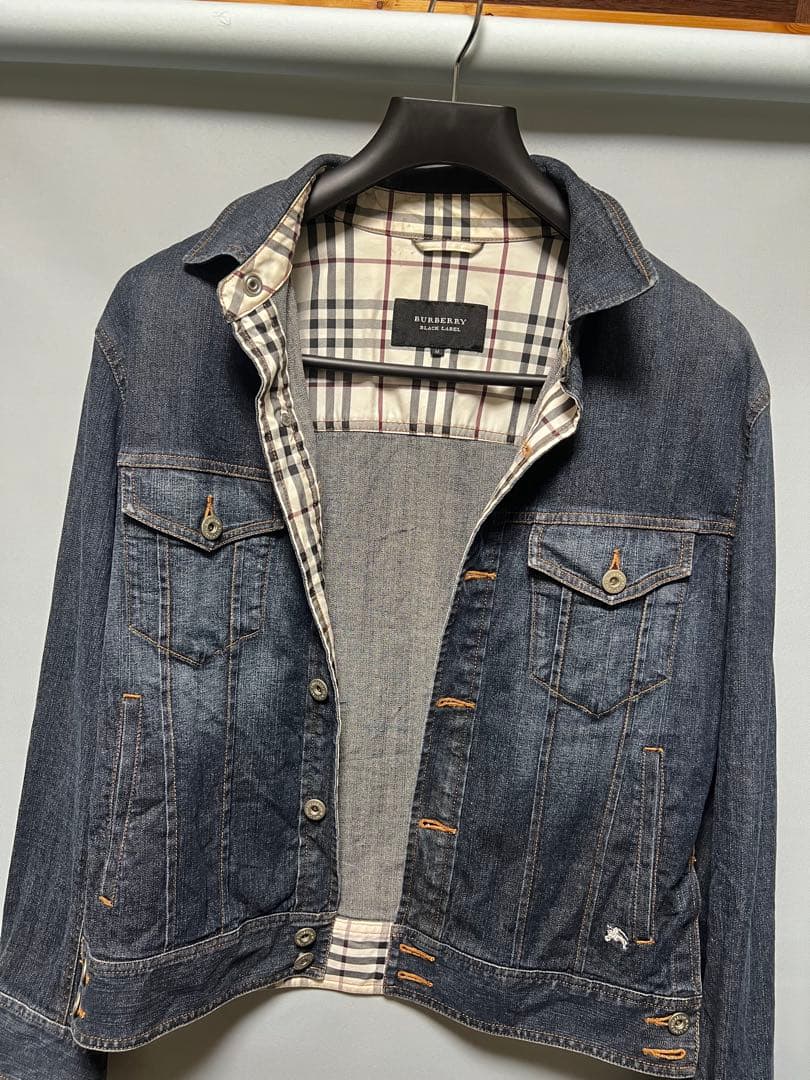 南の島BURBERRY BLACK LABEL デニムジャケット