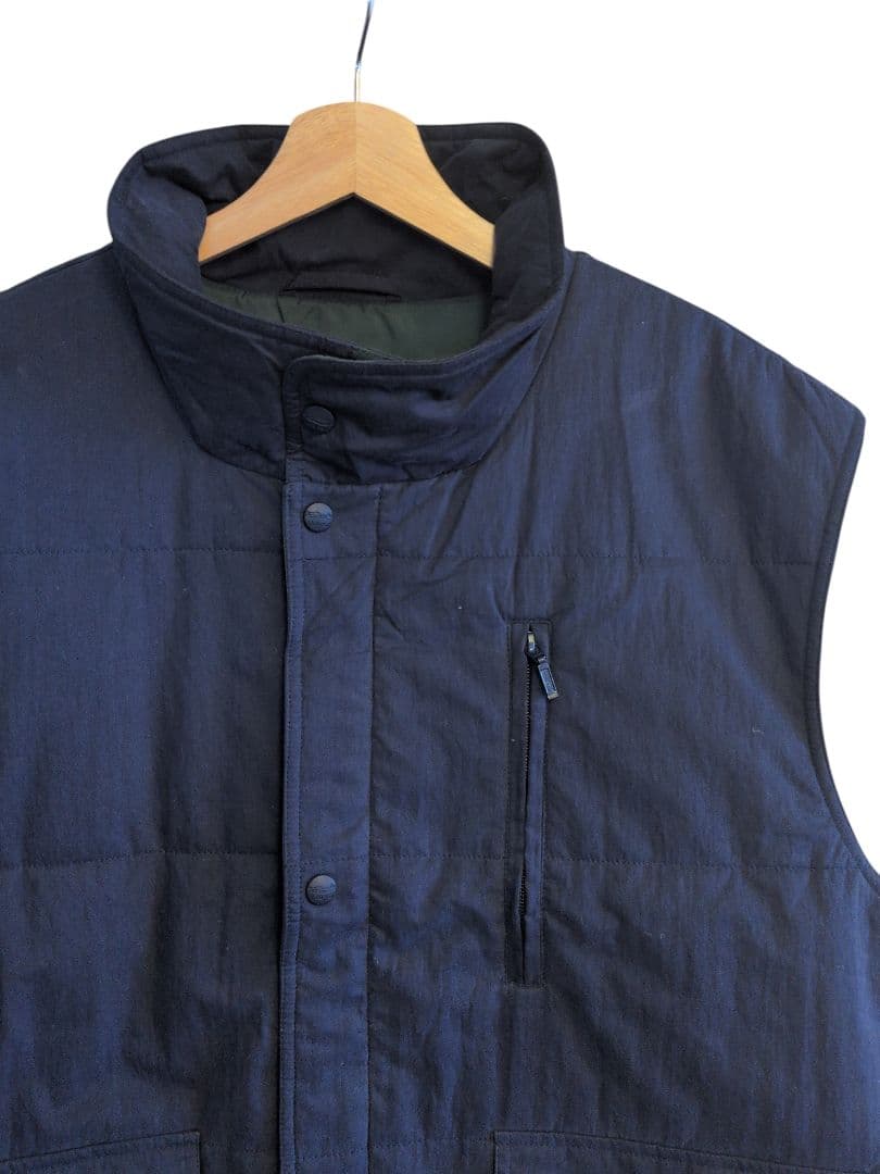 90s L.L.Bean シンサレート中綿ベスト XL ビンテージ ネイビー
