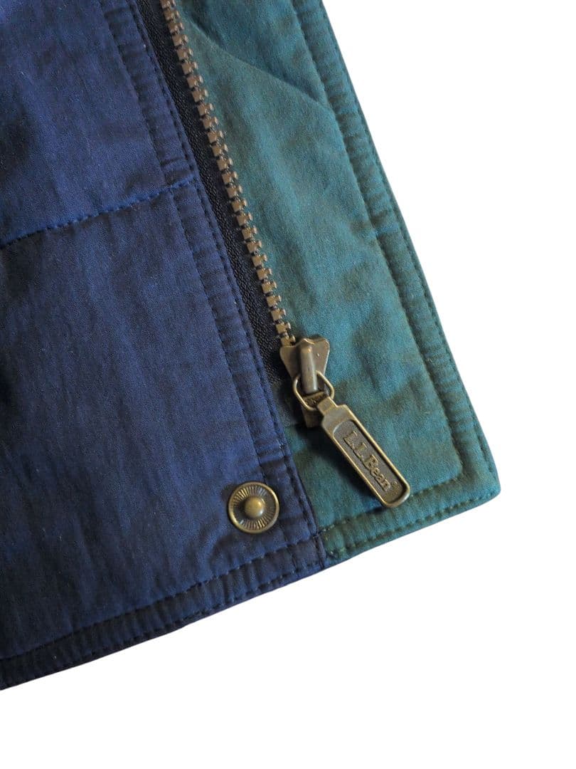 90s L.L.Bean シンサレート中綿ベスト XL ビンテージ ネイビー