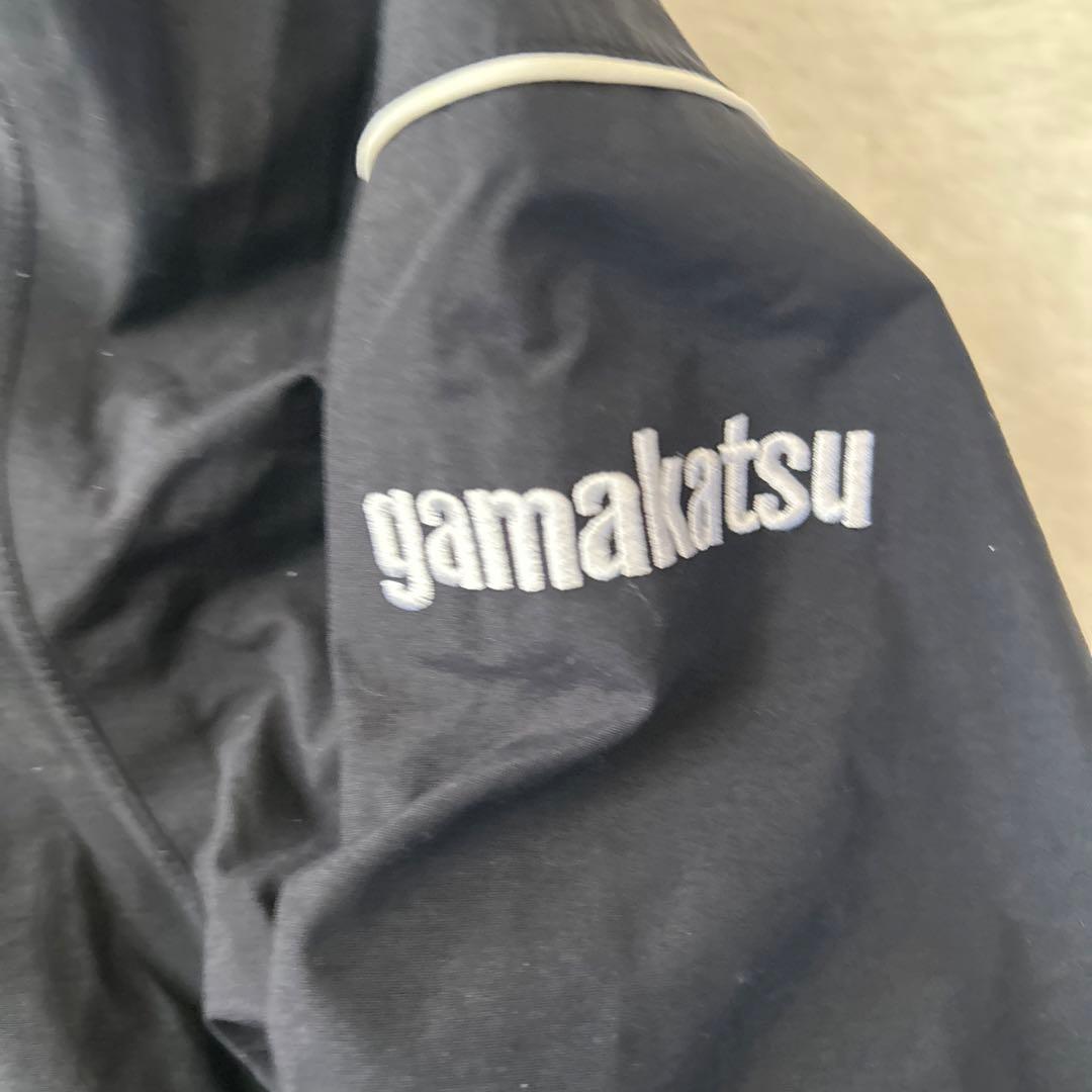 gamakatsu 防水レインウェア ブラック フード付き　ゴアテックス