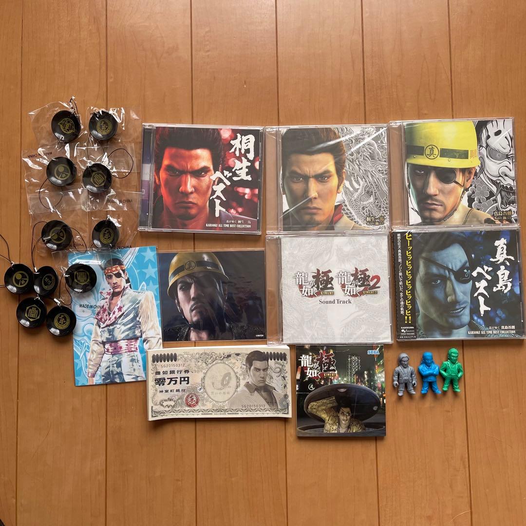 非売品　龍が如く CD メモ帳　フィギュア　ストラップ