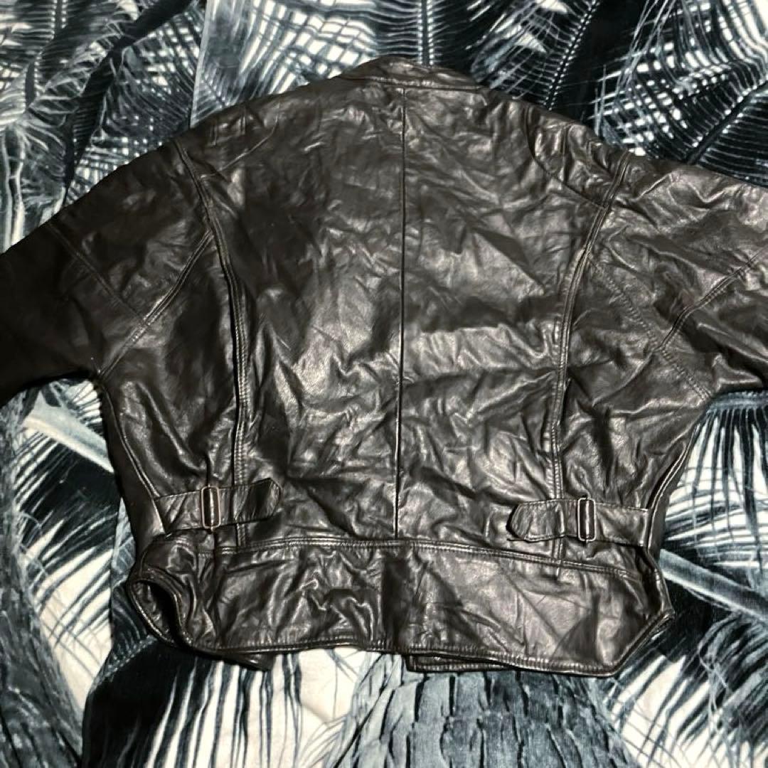 70s ビンテージ カナダ製 レザー シングルライダース レザージャケット