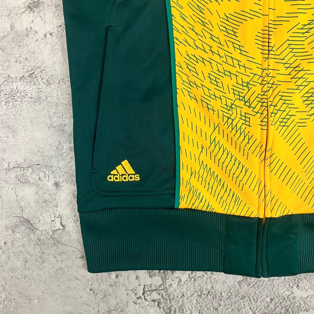adidas サッカー南アフリカ代表 2010W杯 トラックジャケット 古着 緑