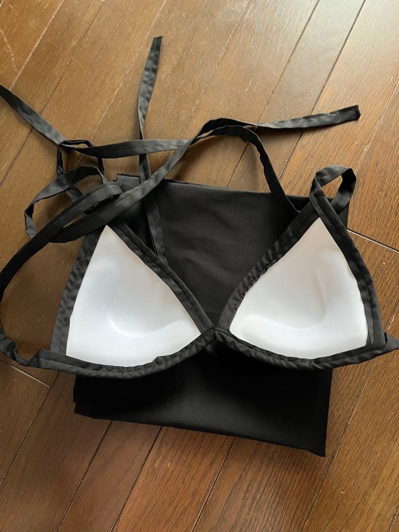 タヒチアンダンス　コットン　パレオブラセット　黒