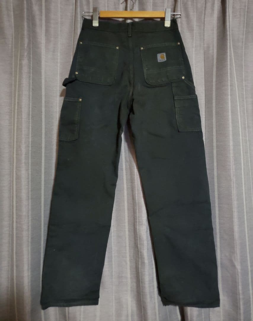 Carhartt USA ダブルニー ブラック 28 ×32