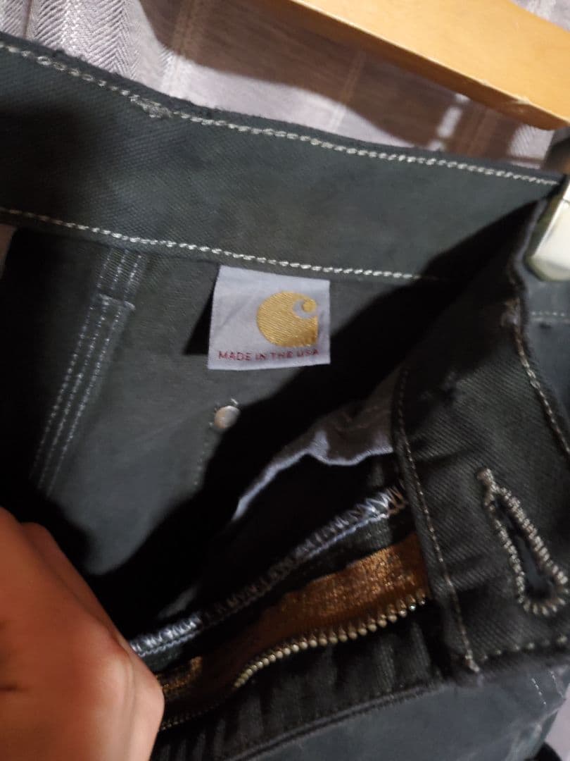 Carhartt USA ダブルニー ブラック 28 ×32