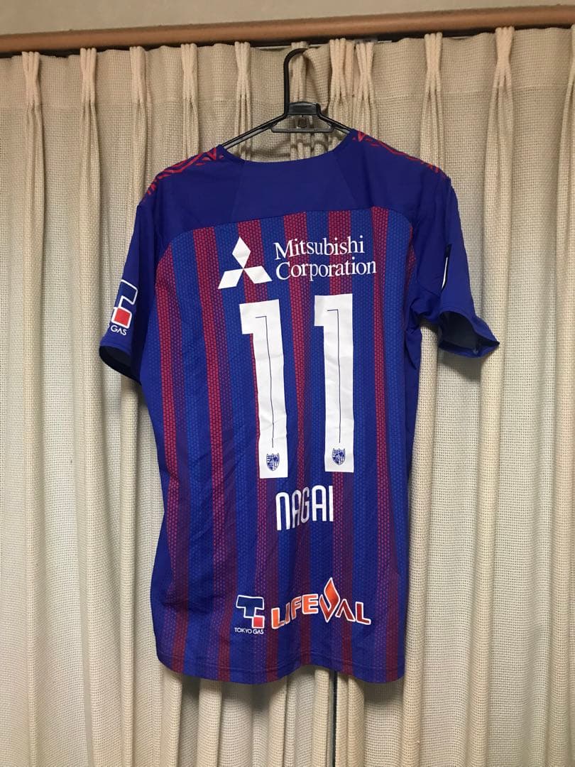 Ｊリーグ　永井謙佑　 FC東京　非売品　選手着用　ユニフォーム　半袖　正規品
