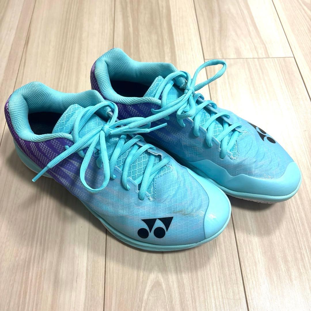 YONEX エアラスzメン 26.0cm 水色/紫