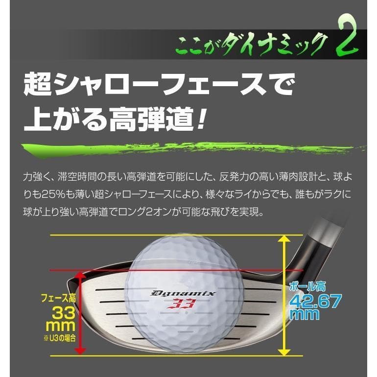 新品 お得な2本セット　ダイナミクスUT 三菱ケミカル製 飛匠シャフト仕様