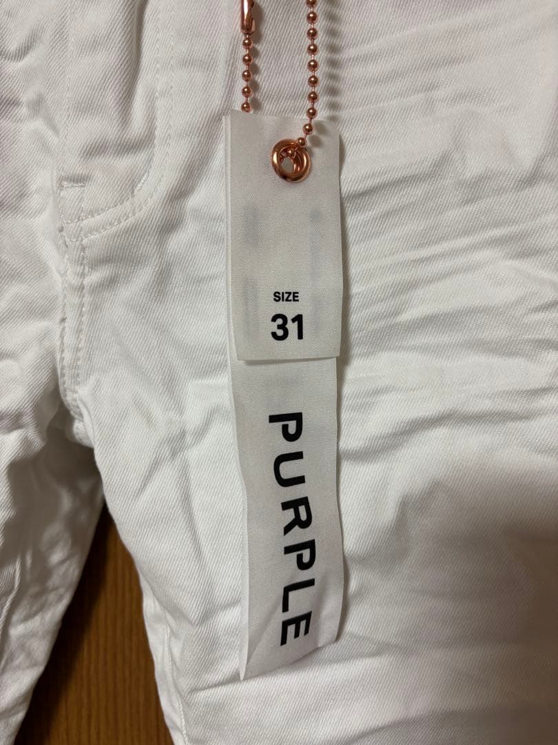 888くん着用Purplebrand P001 Optic white