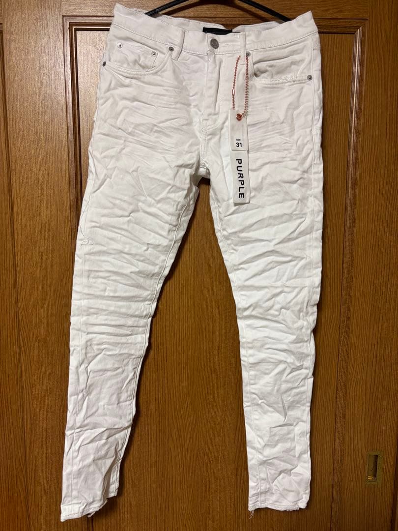 888くん着用Purplebrand P001 Optic white
