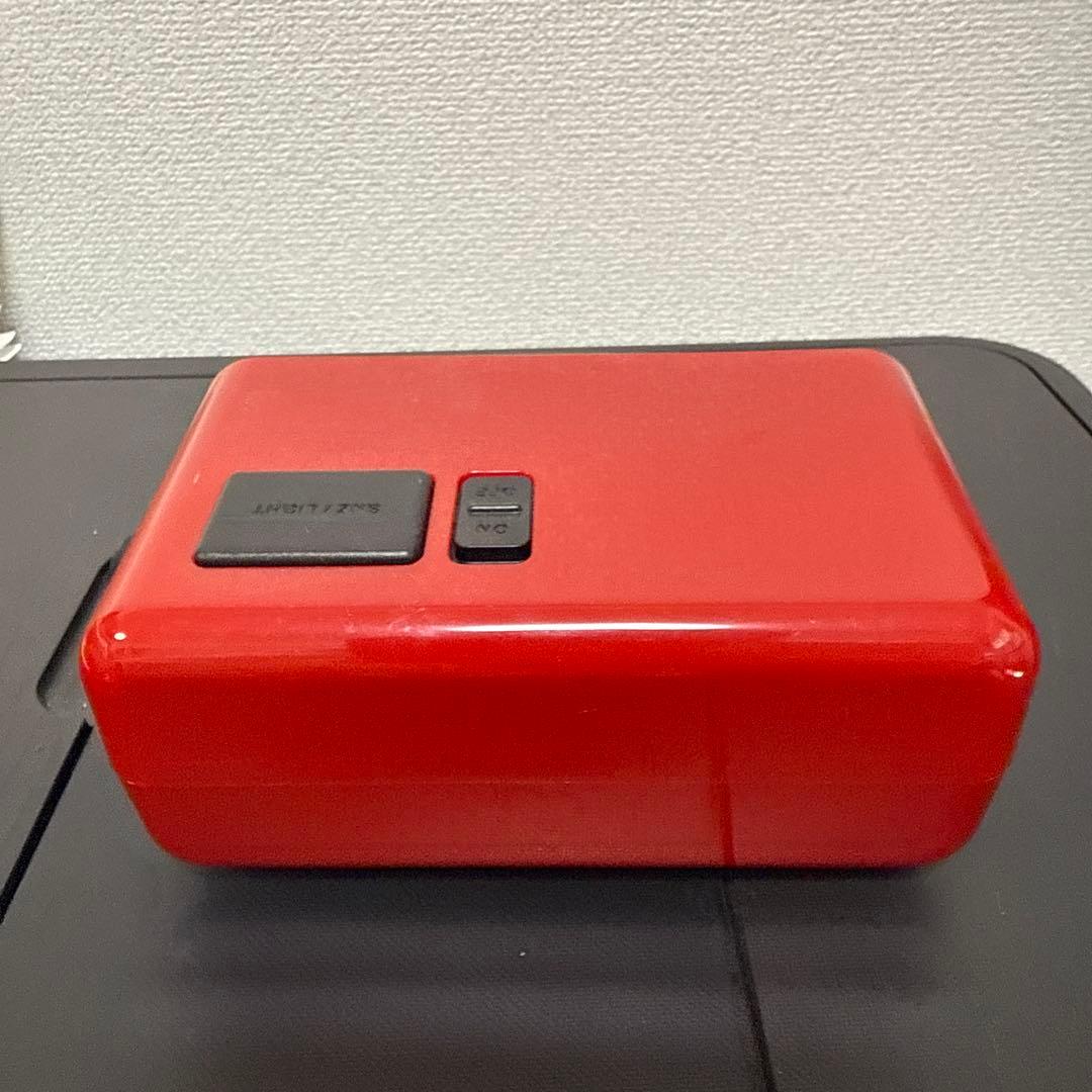 BRUNO デジタル置時計 レッド
