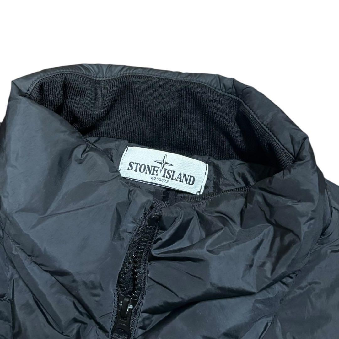 STONE  ブラック ダウンベストS ストーンアイランド