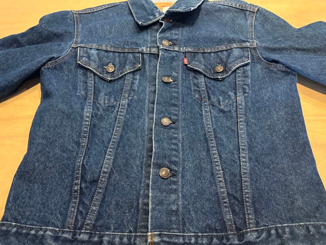 濃紺 70s Levi's 71205-0217 40L ケアタグ 刻印527