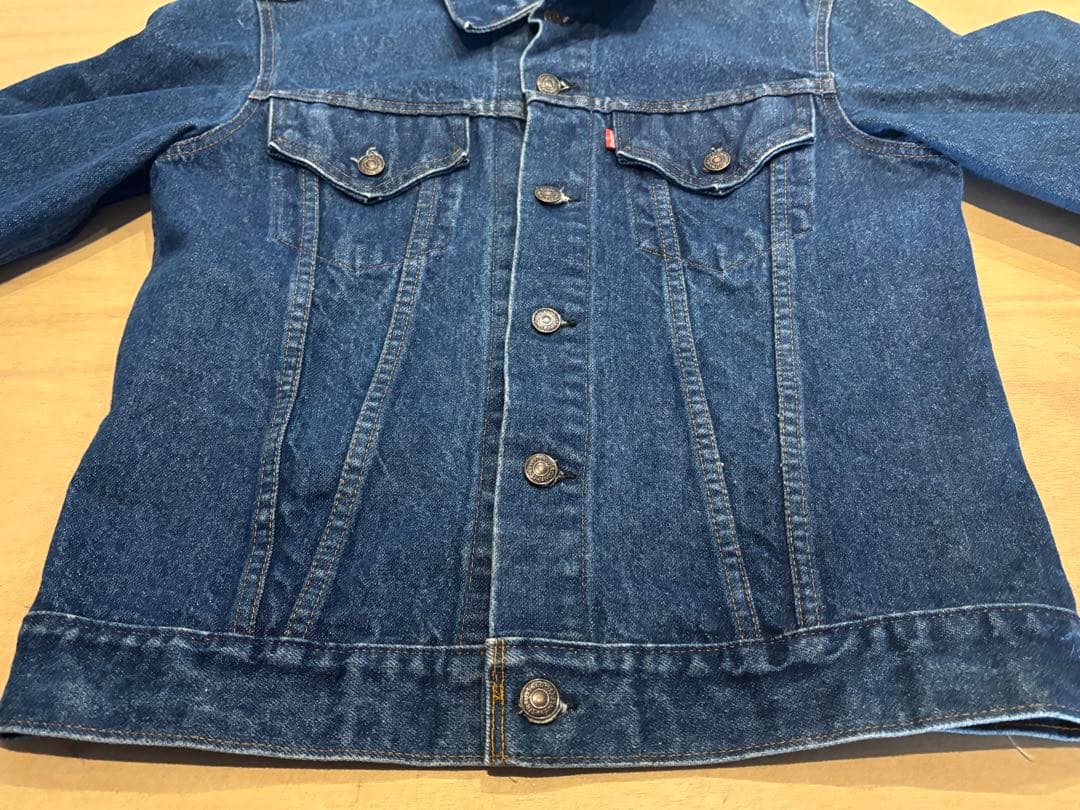濃紺 70s Levi's 71205-0217 40L ケアタグ 刻印527