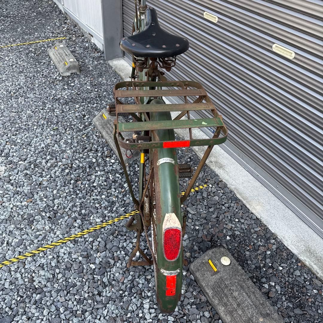 レトロ自転車　実用車自転車　　昭和レトロ　ビィンテージ