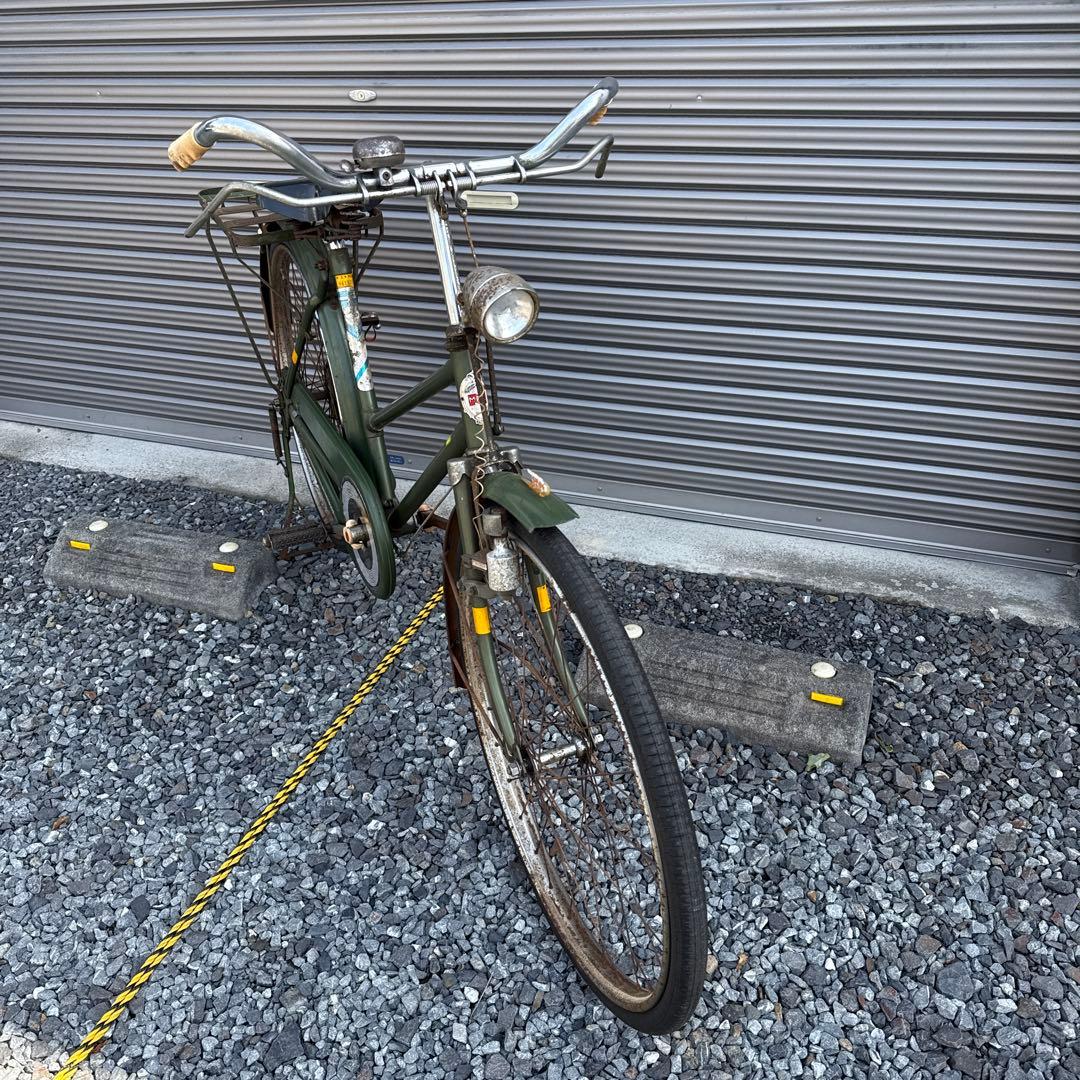レトロ自転車　実用車自転車　　昭和レトロ　ビィンテージ