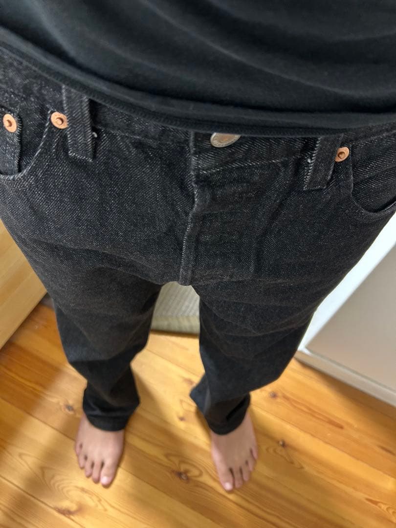 Levi's 501 ブラックデニム W30 L32