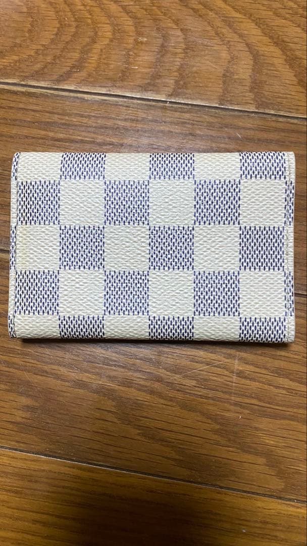 [超美品] ルイ・ヴィトン キーケース 白 ダミエ