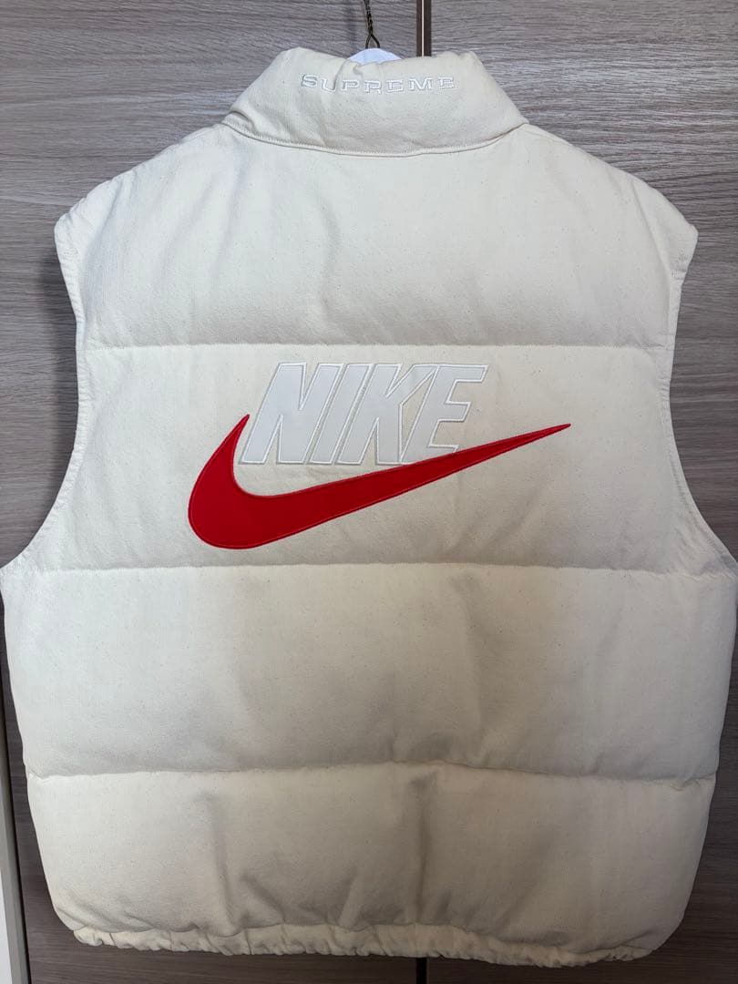 値下げ1/11まで Supreme Nike Denim Puffer Vest