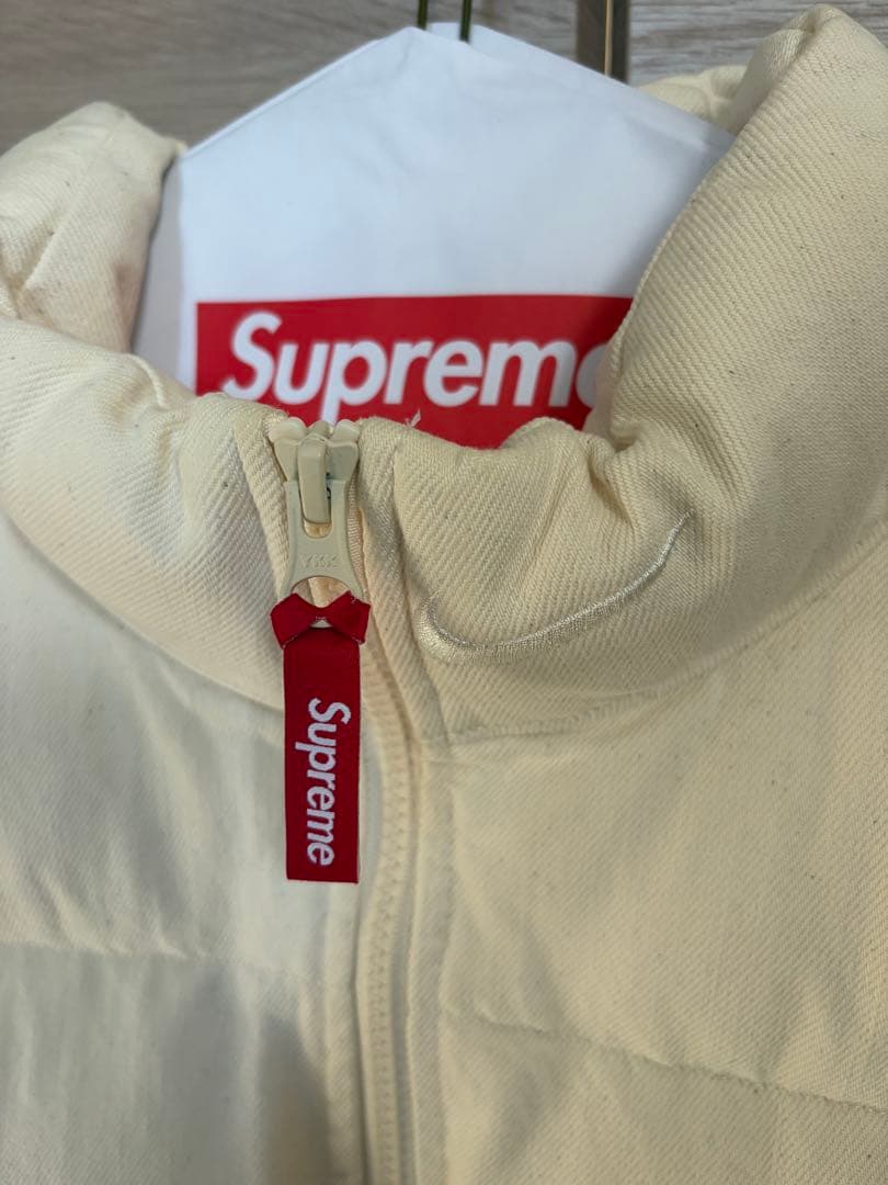 値下げ1/11まで Supreme Nike Denim Puffer Vest