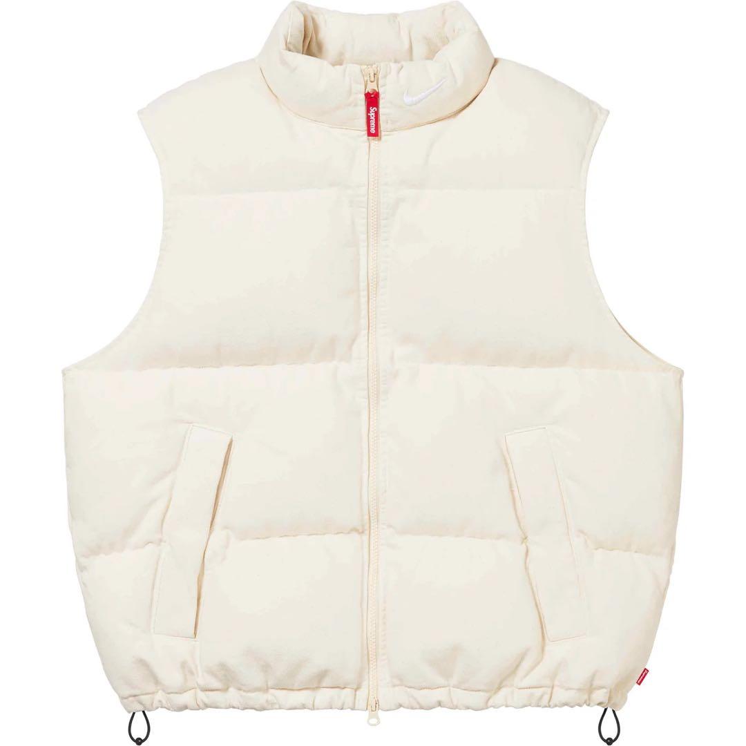 値下げ1/11まで Supreme Nike Denim Puffer Vest