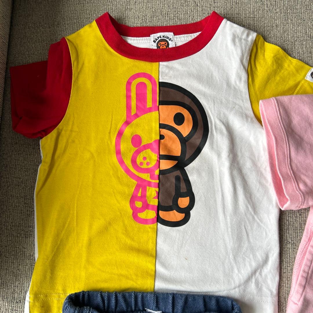 BAPEKIDS BABY MILO Tシャツ・パーカーセット90cm正規品