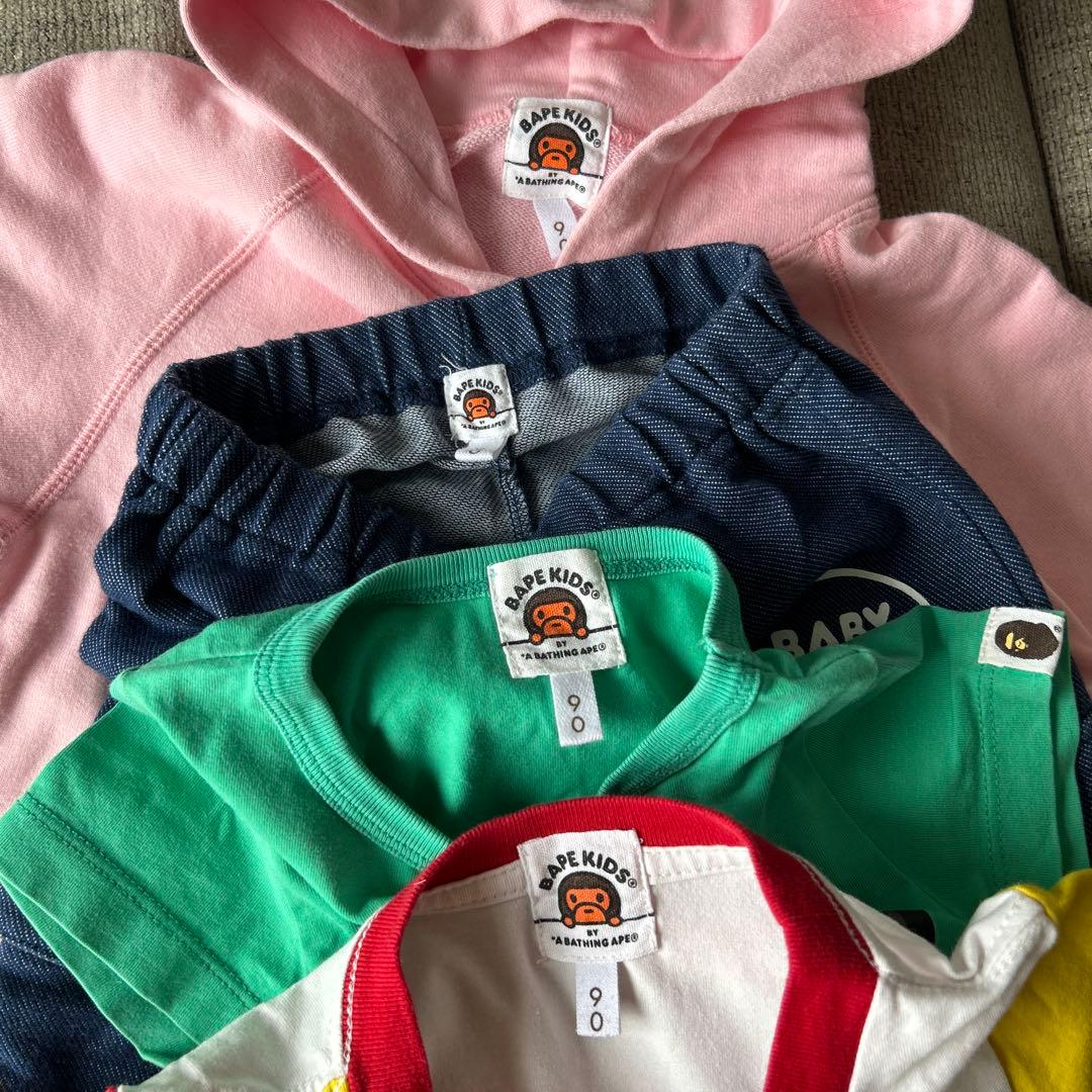 BAPEKIDS BABY MILO Tシャツ・パーカーセット90cm正規品