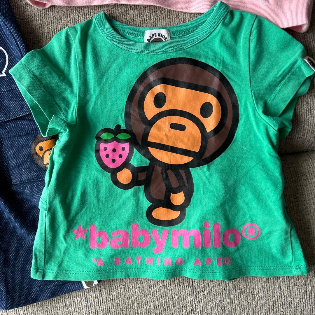 BAPEKIDS BABY MILO Tシャツ・パーカーセット90cm正規品