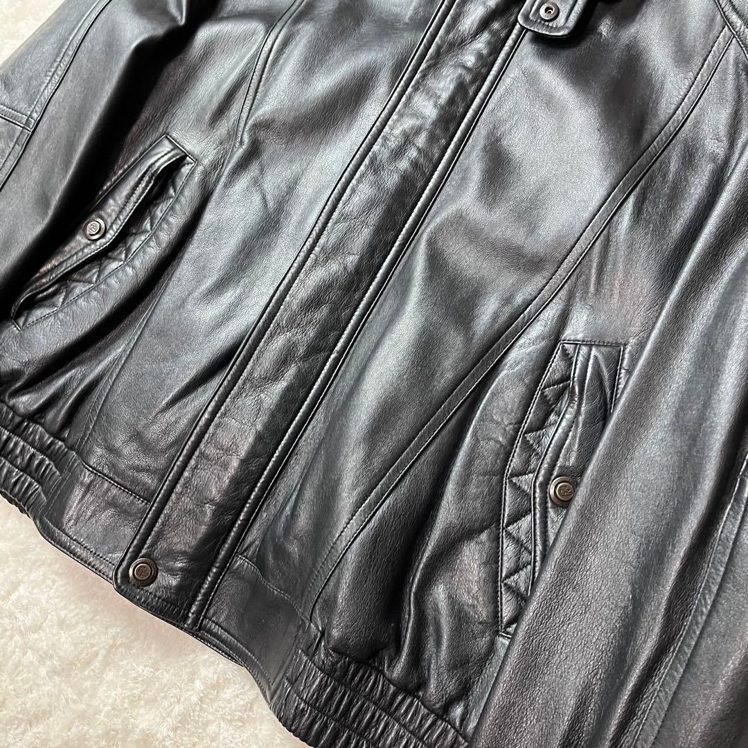 【希少】PIERRE BALMAIN ライナー付きレザージャケット ラムレザー