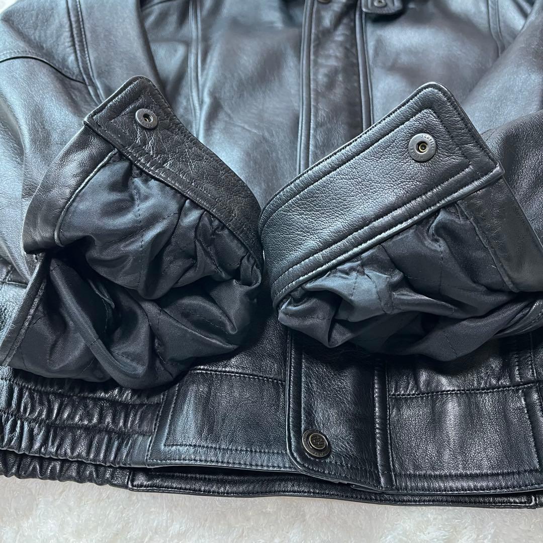 【希少】PIERRE BALMAIN ライナー付きレザージャケット ラムレザー