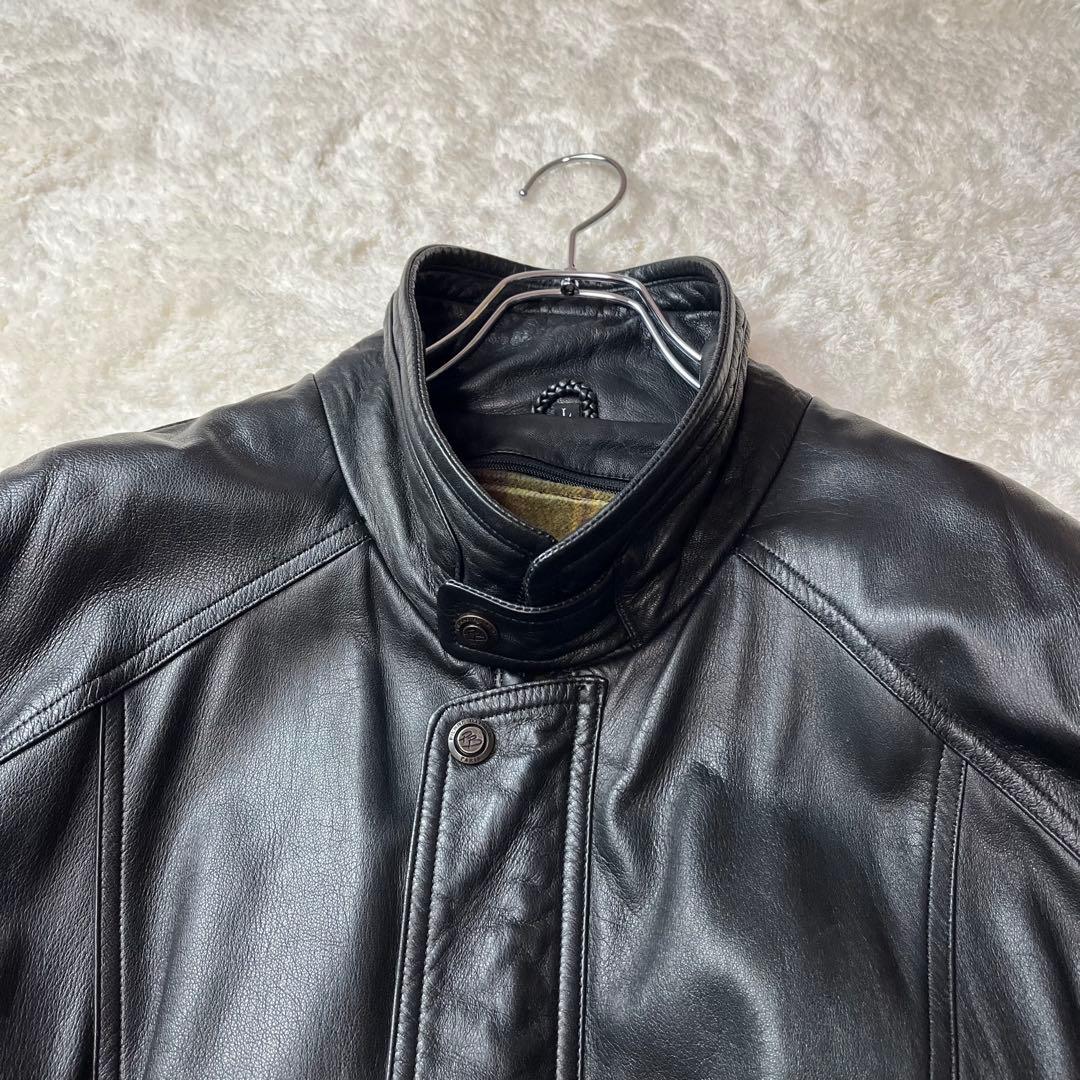 【希少】PIERRE BALMAIN ライナー付きレザージャケット ラムレザー